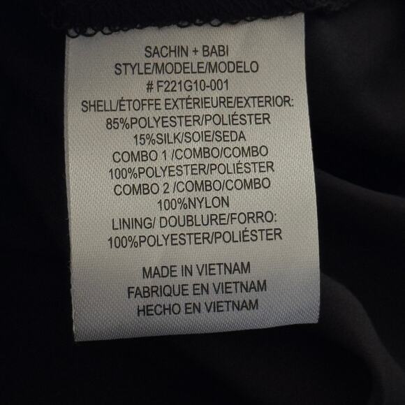 Sachin + Babi Kelli Strapless Gown Maxi Dress Black Blue‎ Size 10 NWT - Picture 10 of 11